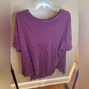 Long Crew Neck Short Sleeve Tee